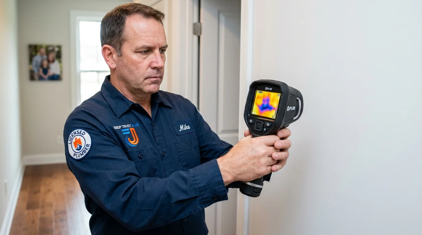 Thermal imaging leak detection by Johns Plumbing LLC in Arapahoe